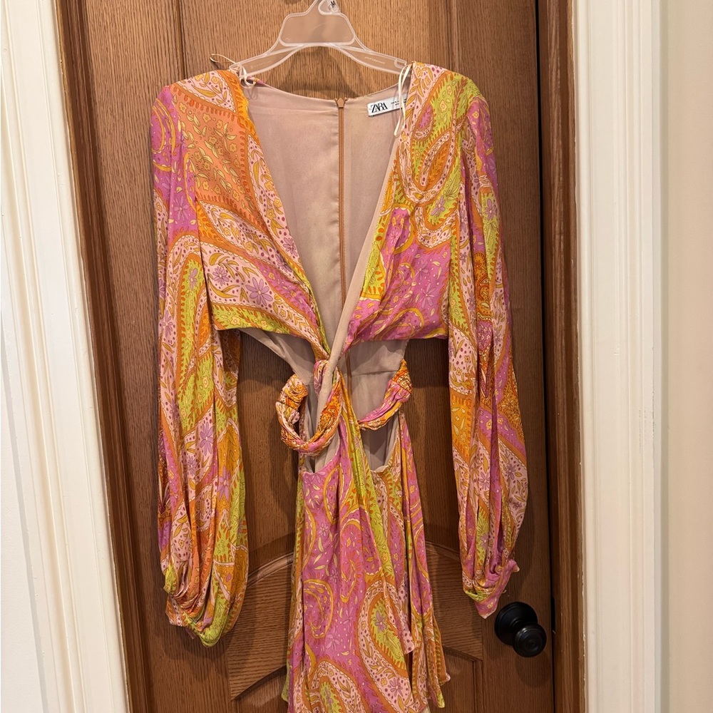 Zara Multicolor Paisley Dress